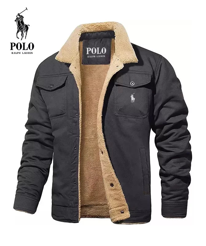 RL - Heritage jacket with sherpa lining